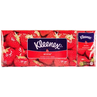 Платочки Kleenex Aroma Клубника носовые  №100