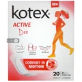 Прокладки щоденні Kotex Active Extra Thin Liners Deo №20