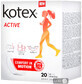 Прокладки ежедневные Kotex Active Extra Thin Liners №20