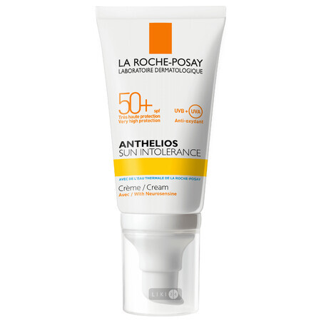 Сонцезахисний крем La Roche-Posay Anthelios Sun Intolerance Cream SPF50+ для шкіри, схильної до сонячної непереносимості 50 мл