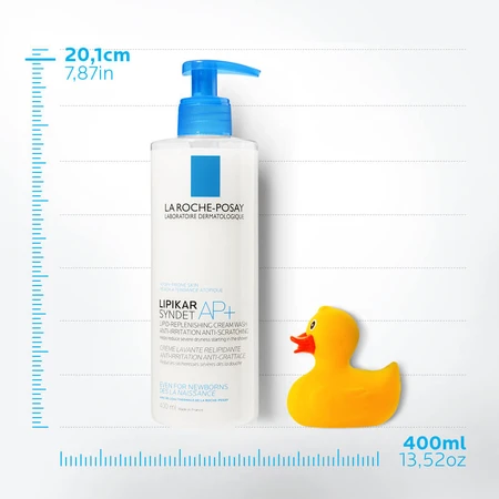 Крем-гель La Roche-Posay Lipikar Syndet AP+ очищающий для очень сухой атопической кожи, 400 мл: цены и характеристики