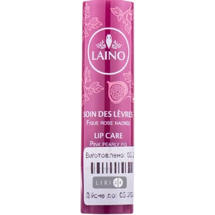 Бальзам для губ Laino Pink Pearly Lip Care Fig Scent Інжир 4 г