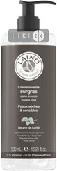 Крем для обличчя і тіла Laino Nourishing & Cleansing Cream для сухої та чутливої шкіри з олією карите 500 мл