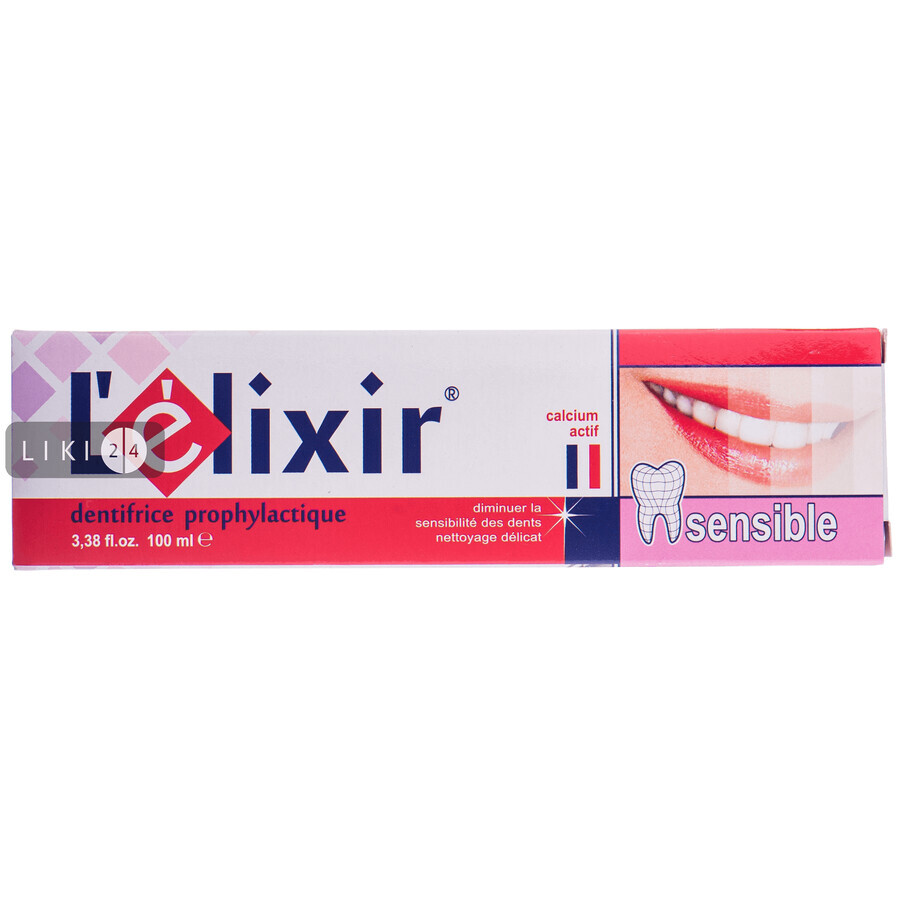 LELIXIR Зубная паста Для чувствительных зубов 100мл : цены и характеристики