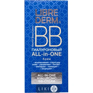  Гіалуроновий крем ВВ LIBREDERM All in One 50 мл 