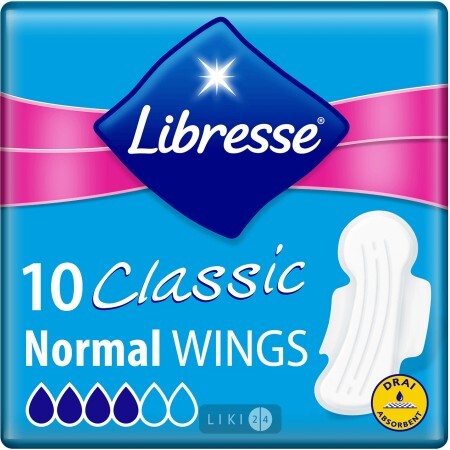 Прокладки гигиенические Libresse Classic Ultra Normal Drai №10