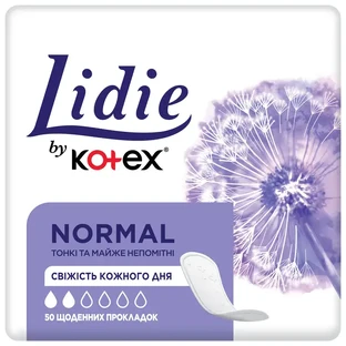 Щоденні гігієнічні прокладки Lidie by Kotex Normal 50 шт