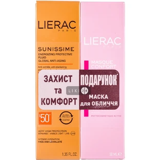 LIERAC Набор Защита и комфорт Санисим Флюид 40мл+Маска 50мл 