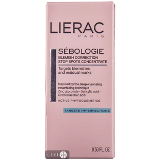 Концентрат Lierac Sebologie для обличчя проти запалень 15 мл