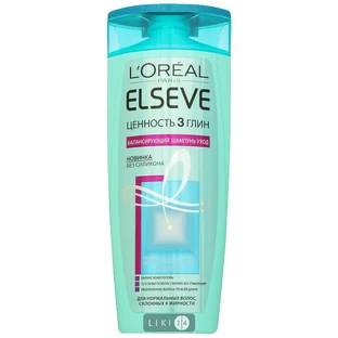 Шампунь L'Oreal Paris Elseve Ценность 3 глин 250 мл