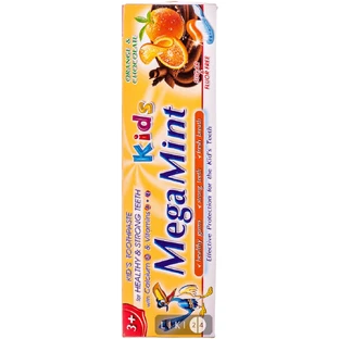MEGA MINT KIDS Зуб. паста детская Orange & Chocolate 50мл  