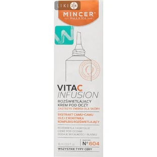 Крем для повік Mincer Pharma №604 Vita C Infusion Brightening Освітлюючий 15 мл