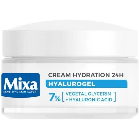 Крем-гель для обличчя Mixa Hydrating Hyalurogel Intensive Hydration, зволожувальний, 50 мл: ціни та характеристики