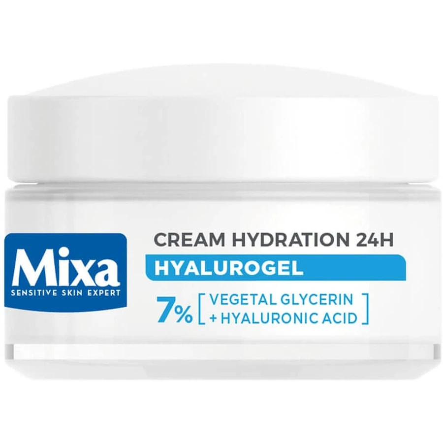 Крем-гель для обличчя Mixa Hydrating Hyalurogel Intensive Hydration, зволожувальний, 50 мл: ціни та характеристики
