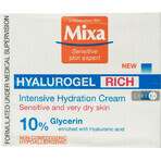 Крем-гель для обличчя MIXA Hyalurogel Rich для сухої та чутливої шкіри 50 мл : ціни та характеристики