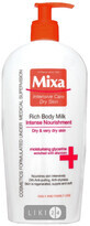 Молочко для тіла Mixa Body&hands для дуже сухої і чутливої ​​шкіри тіла 400 мл