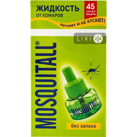 MOSQUITALL Жидкость от комаров Универсальная защита 45 ночей 30мл 