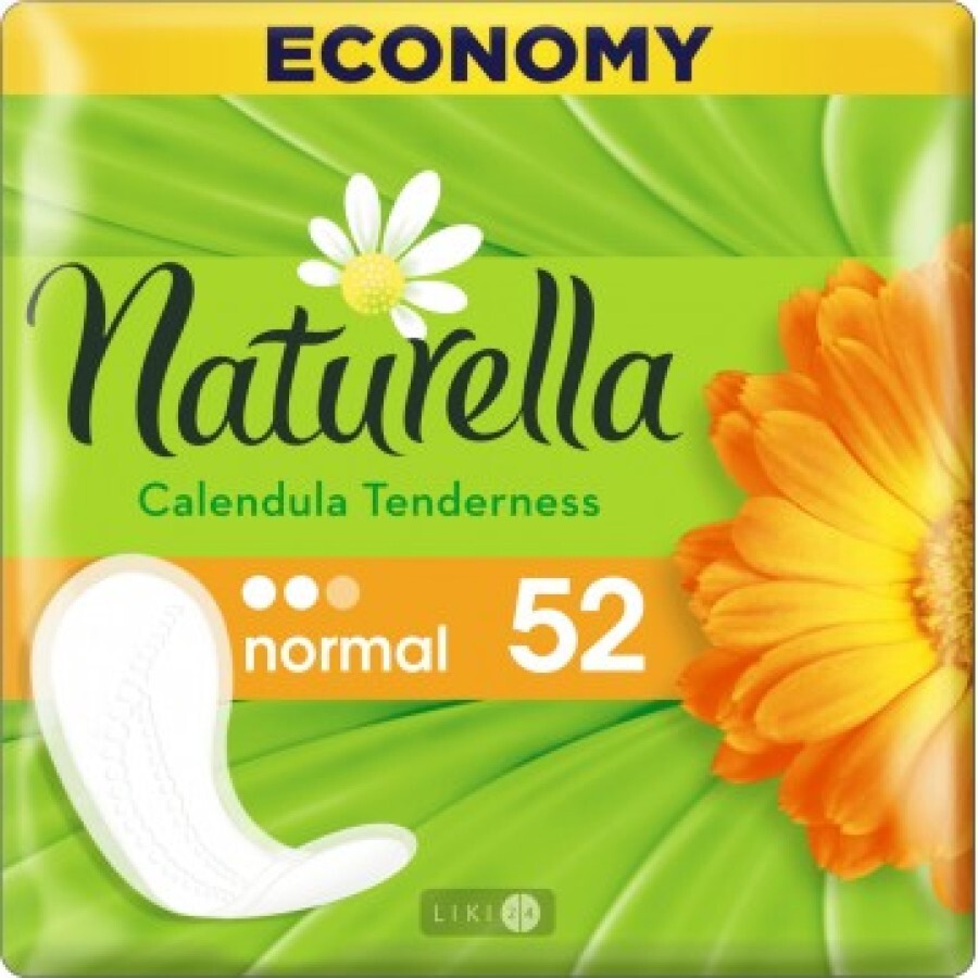 Прокладки ежедневные Normal Calendula Tenderness №52: цены и характеристики