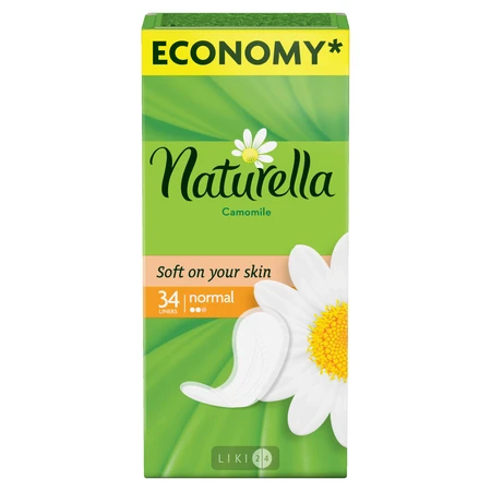 Прокладки щоденні Naturella Normal Camomile №34: ціни та характеристики
