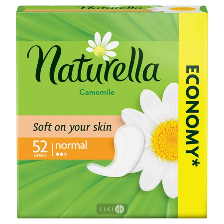 Прокладки ежедневные Naturella Normal Camomile №52: цены и характеристики