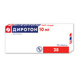 Диротон табл. 10 мг блістер №28
