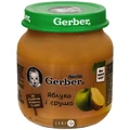 Фруктове пюре Gerber Яблуко та груша з 6 місяців 130 г