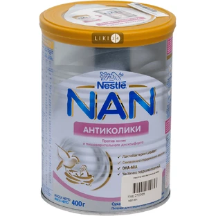 Сухая молочная смесь Nestle Nan Антиколики для детей с рождения 400 г