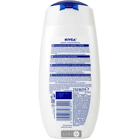 Гель для душа Nivea Крем Карамболь увлажняющий с алоэ вера 250 мл: цены и характеристики