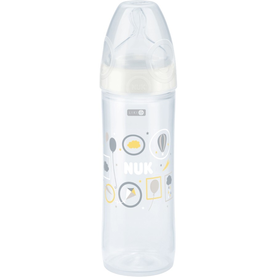 Пляшка для годування NUK First Choice New Classic Перший вибір пластикова силіконова соска р.2 250 мл: ціни та характеристики