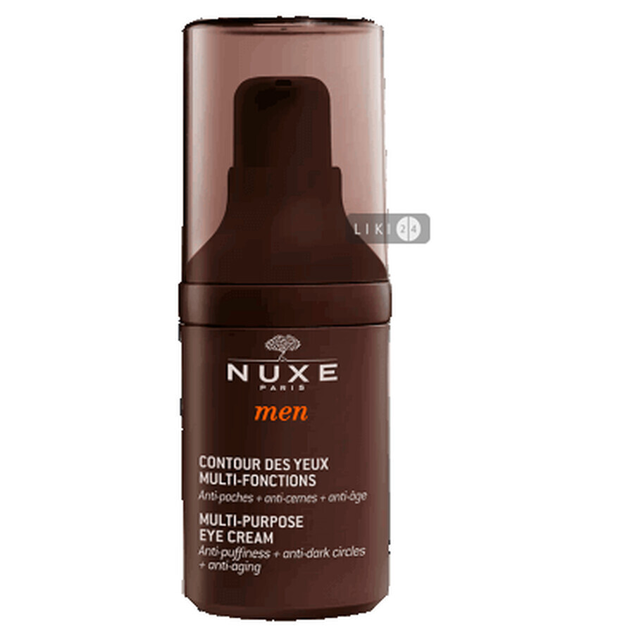 Крем для контуру очей Nuxe Men Multi-Purpose Eye Cream для чоловіків 15 мл: ціни та характеристики