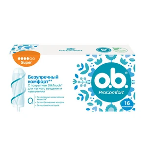 Тампони o.b. ProComfort Super 16 шт 