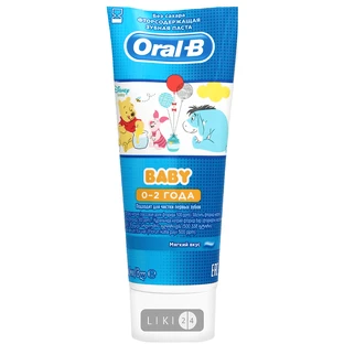 Зубная паста Oral-B детская Baby 0-2 года, 75 мл