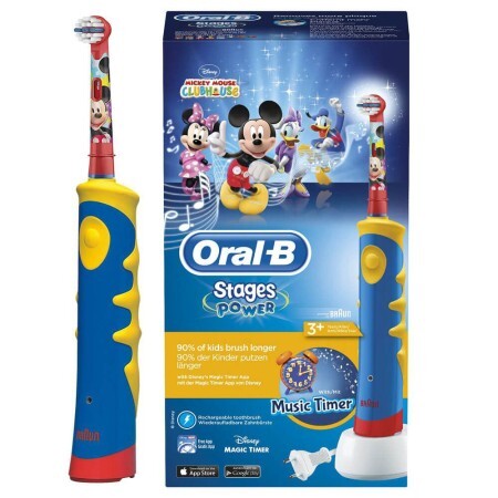 Электрическая зубная щетка ORAL-B BRAUN Kids Power Toothbrush/D10 Mickey Mouse