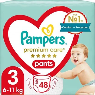 Підгузки-трусики Pampers Premium Care Pants Midi 6-11 кг 48 шт