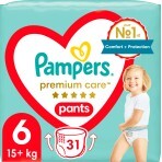 Підгузки-трусики Pampers Premium Care Pants 6 15+ кг 31 шт: ціни та характеристики