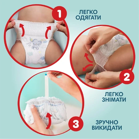 Подгузники-трусики Pampers Premium Care Pants 6 15+ кг 31 шт: цены и характеристики