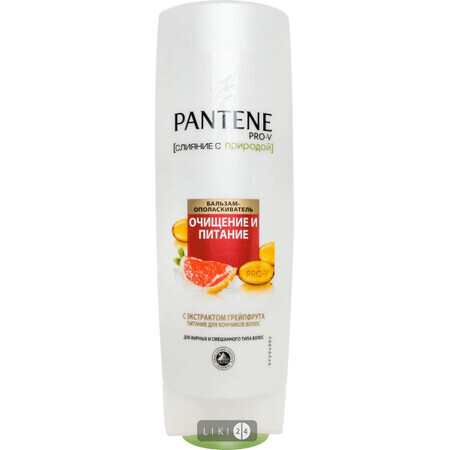 Бальзам-ополаскиватель для волос Pantene Слияние с природой Очищение и Питание 400 мл