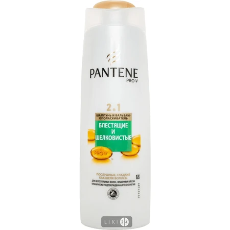 PANTENE Шампунь 2в1 Блискуче і шовковисте 400мл : ціни та характеристики