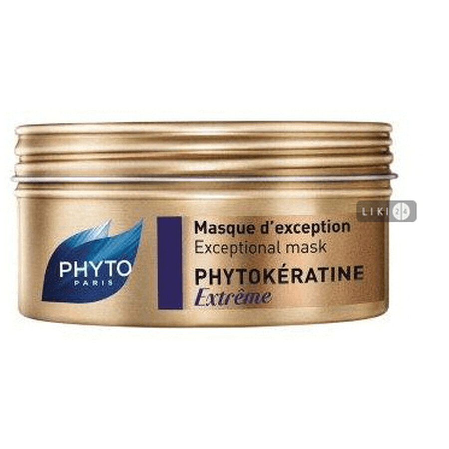 Маска для волосся Phyto Phytokeratine Extreme Exceptional Mask Відновлення + живлення 200 мл: ціни та характеристики