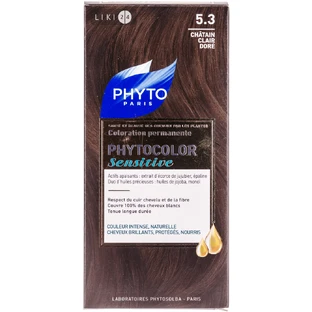 Крем-краска PHYTO Фитоколор Сенсетив тон 5,3, шатен светло золотистый