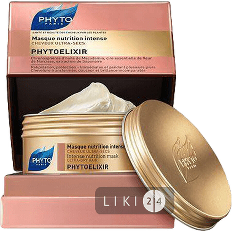 Маска для волосся Phyto Phytoelixir Mask Nutrition Intense Інтенсивне живлення 200 мл: ціни та характеристики