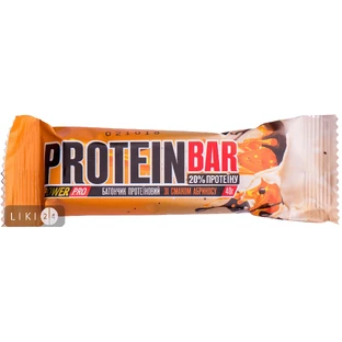 Батончик протеиновый Power Pro 20% протеина, со вкусом абрикоса, 40 г