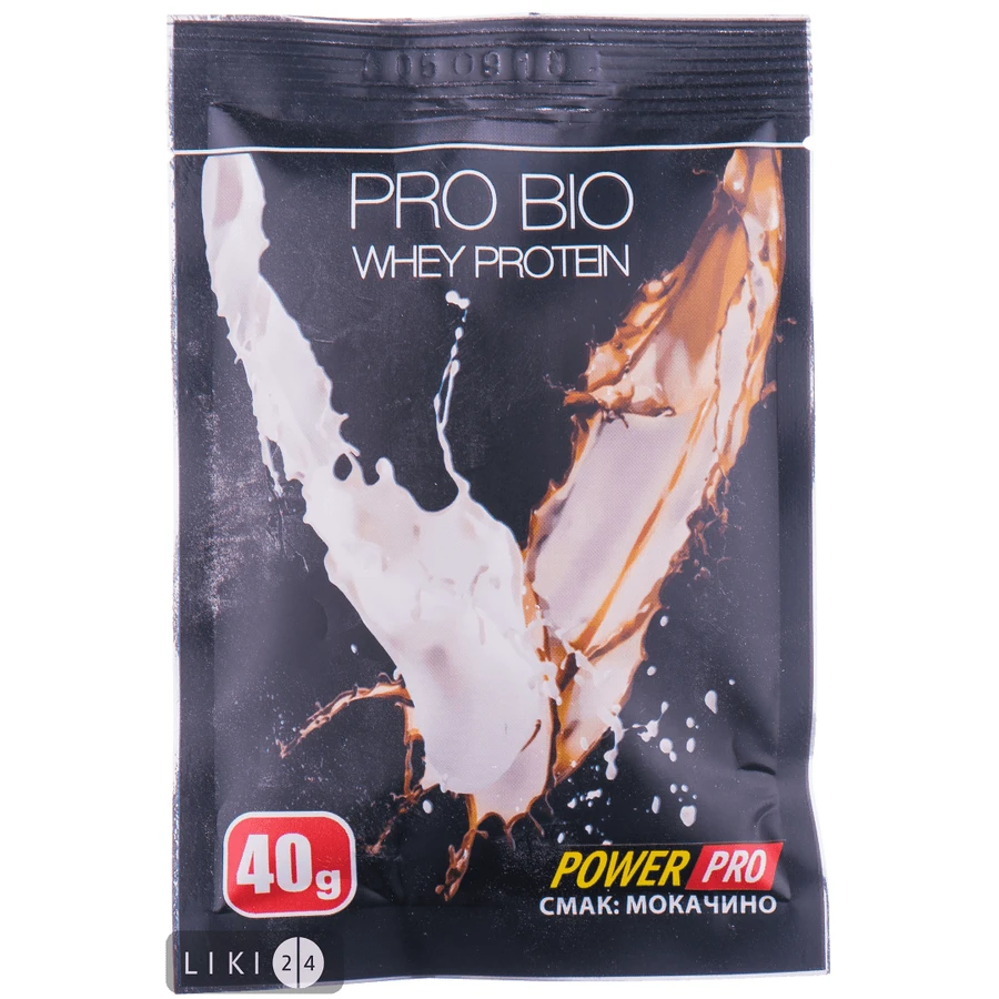 POWER PRO Суміш сивор. білків з пробіотиками смак мокачино 40г : ціни та характеристики