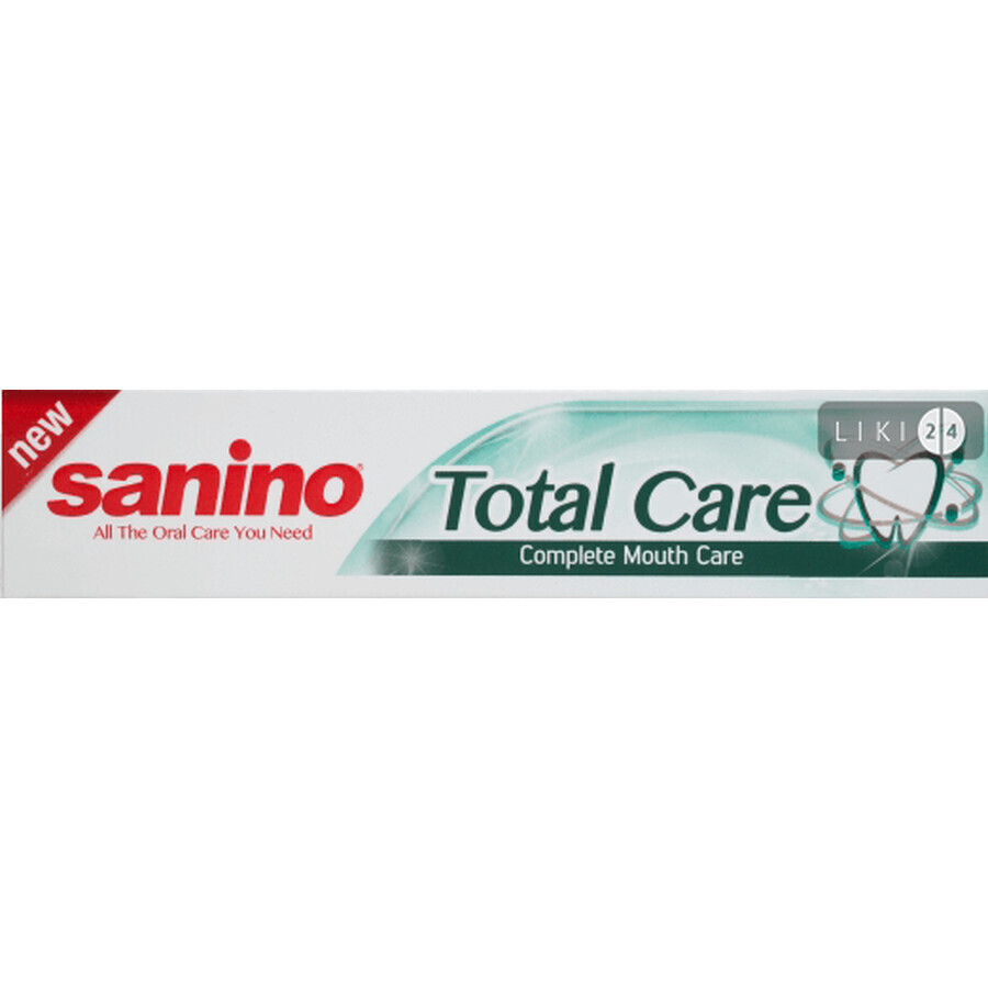 Зубная паста Sanino Total Care 50 мл: цены и характеристики
