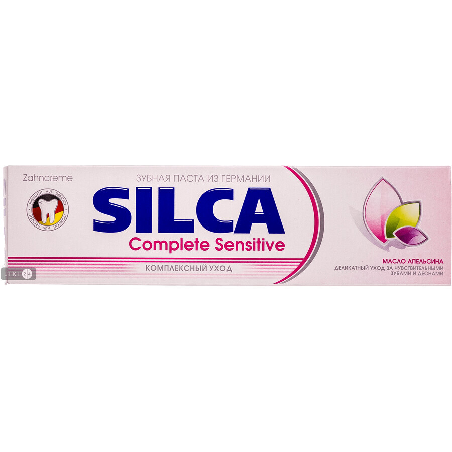 SILCA Зубна паста Complete Sensitive компл. догляд 100мл : ціни та характеристики