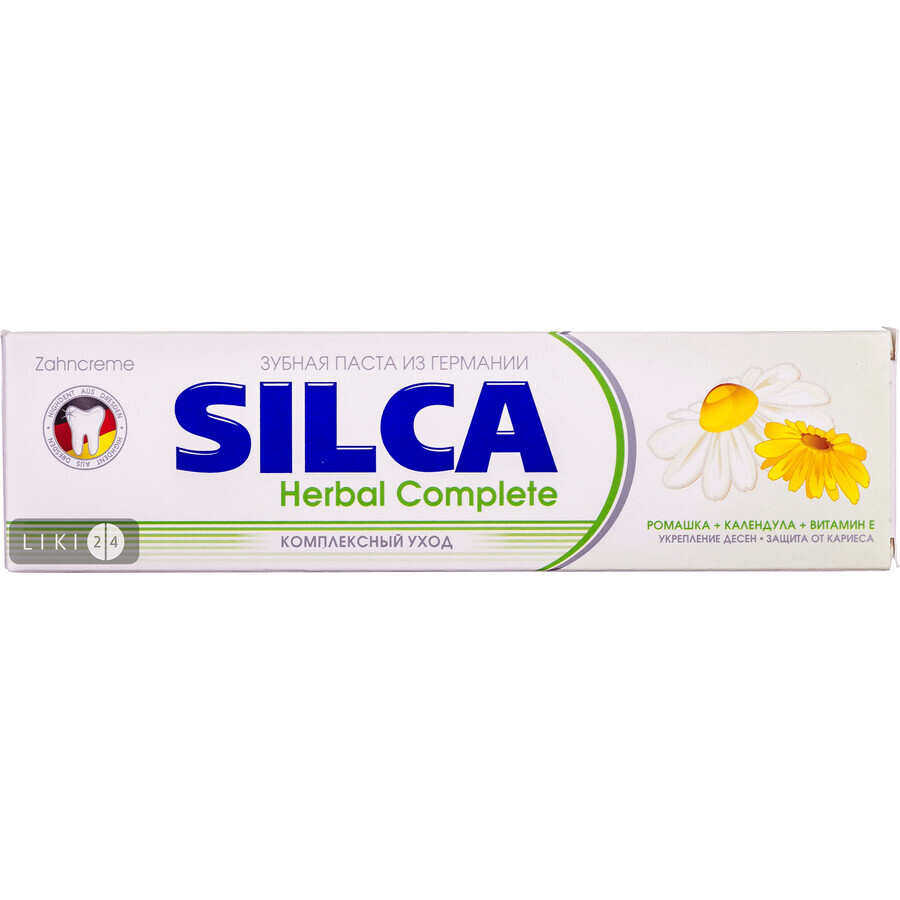 SILCA Зубна паста Herbal Complete компл. догляд 100мл : ціни та характеристики