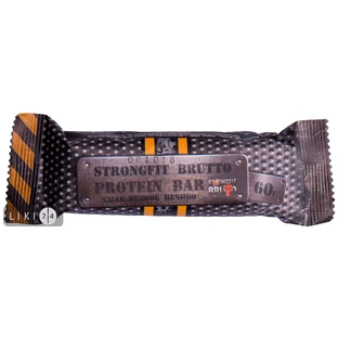 Батончик протеїновий Strong Fit Brutto 36% протеїну зі смаком медового печива, 60 г