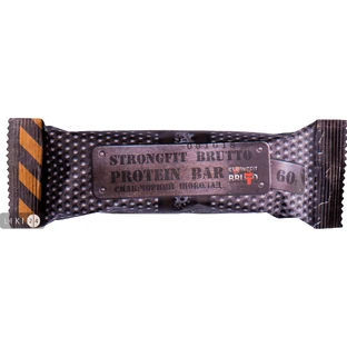 Батончик протеиновый Strong Fit Brutto 36% протеина со вкусом черного шоколада 60г 
