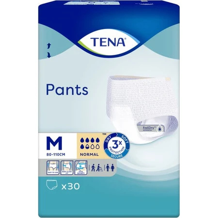 Підгузки-трусики для дорослих Tena Pants Normal Medium 30 шт: ціни та характеристики