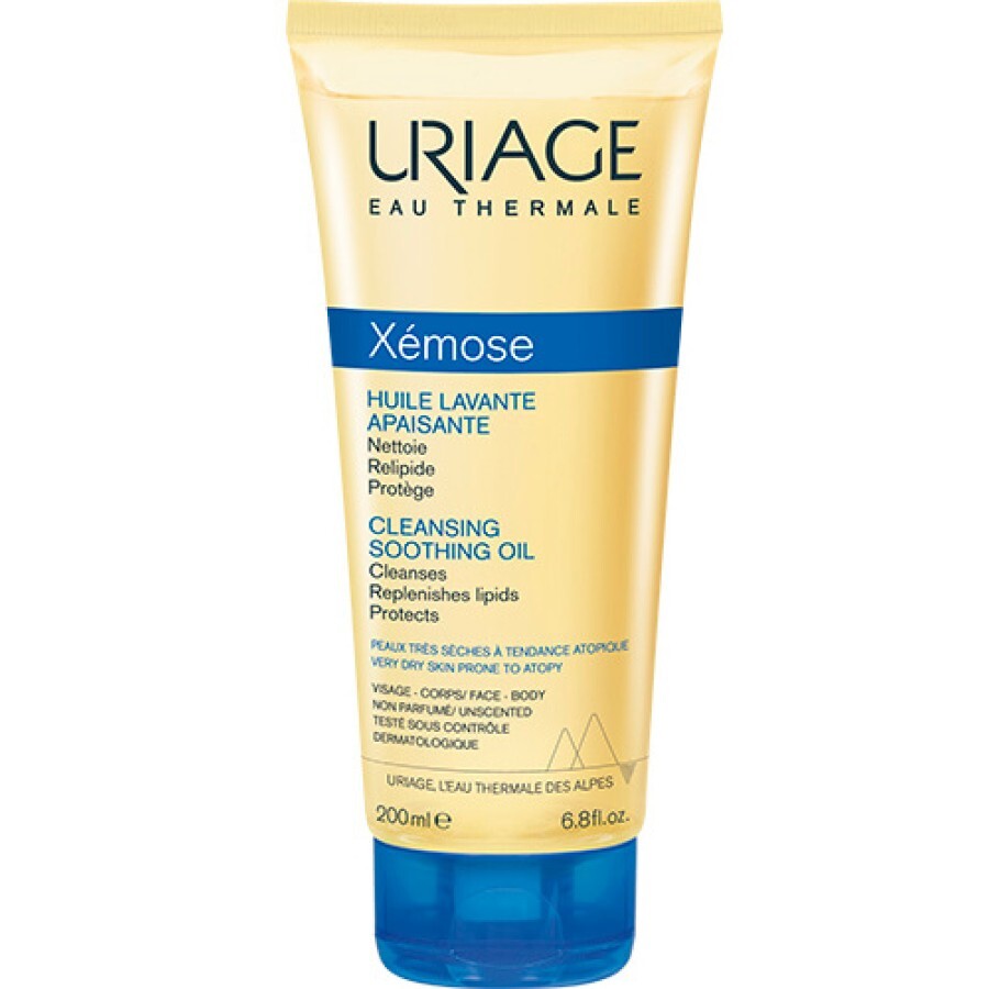Масло очищающее Uriage Xemose успокаивающее 200 мл: цены и характеристики